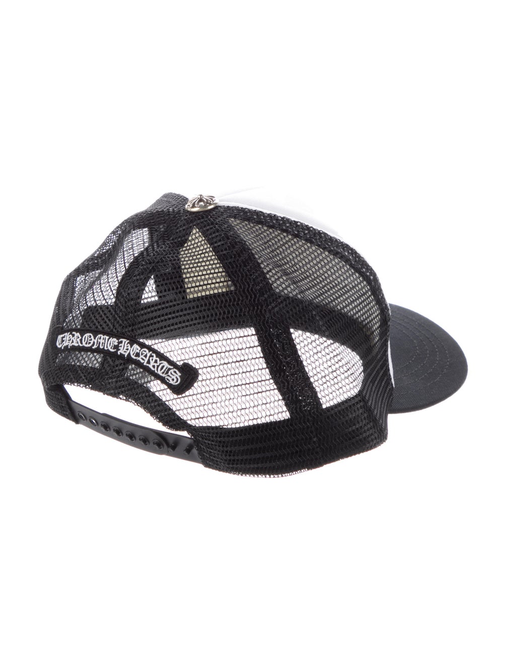 Chrome hearts CH Hollywood trucker hat black/white