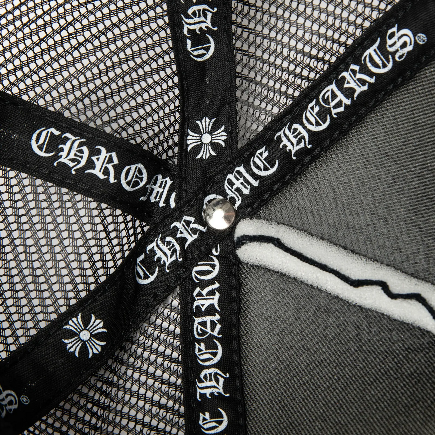 Chrome Hearts CH Hollywood Trucker Hat black/black