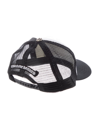 Chrome hearts CH Hollywood trucker hat black/white