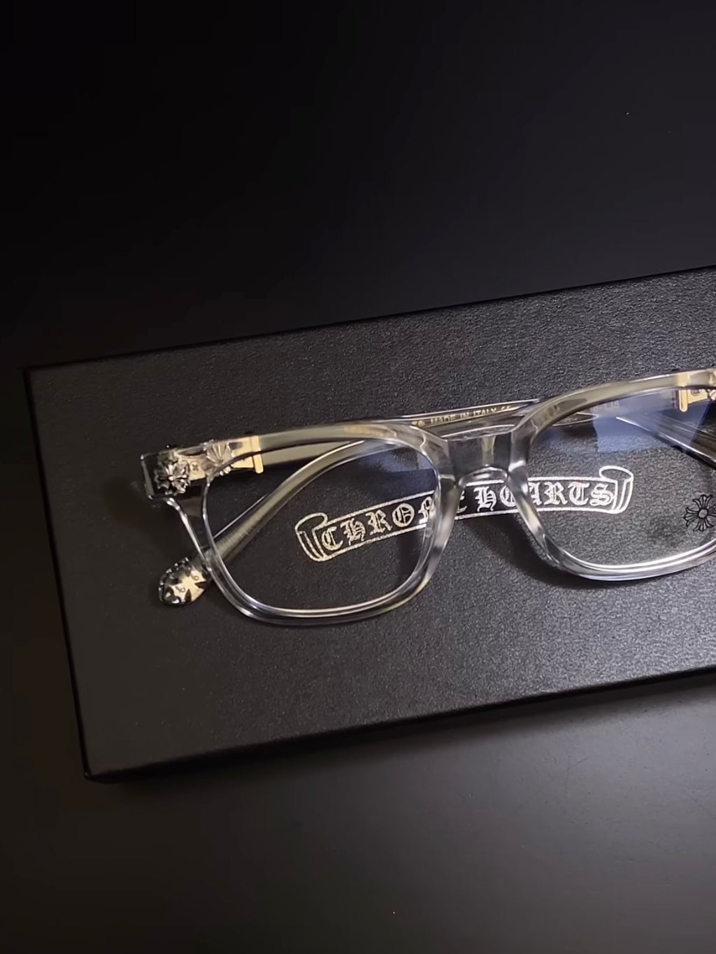 Chrome hearts transparent/silver