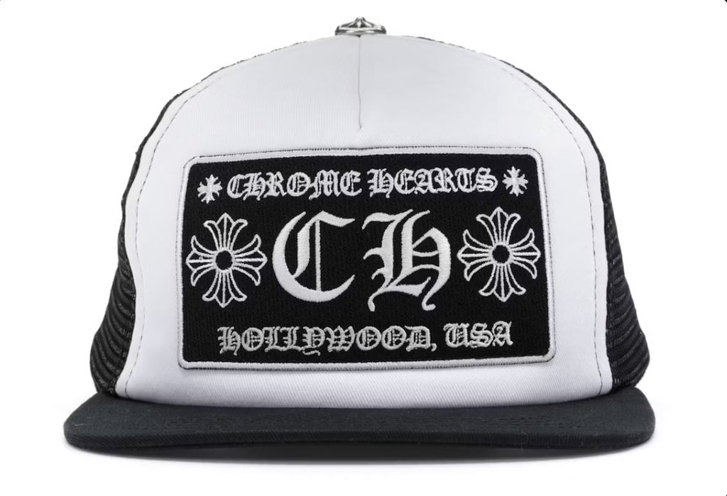 Chrome Hearts CH Hollywood Trucker Hat black/black