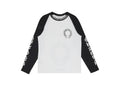 Chrome Hearts Horseshoe Neck Logo 3/4 Shirt 'Black/White'