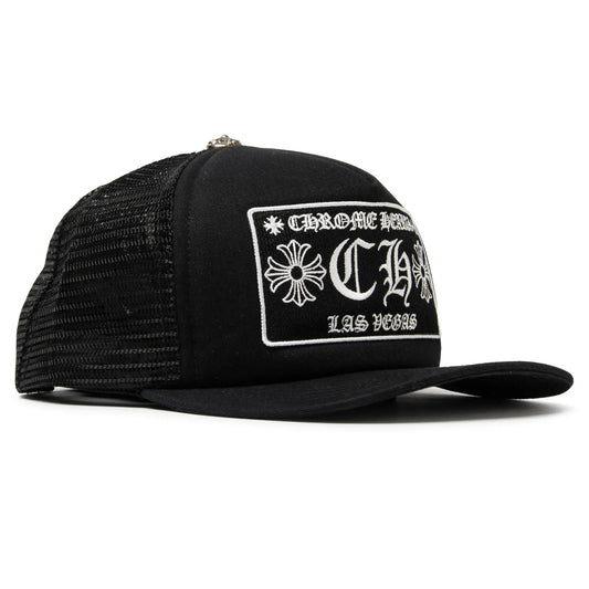 Chrome Hearts CH Hollywood Trucker Hat black/black