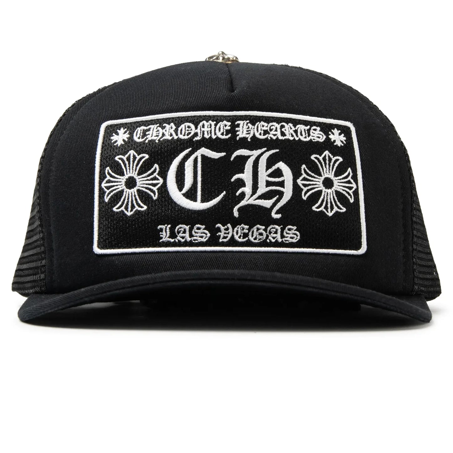 Chrome Hearts CH Hollywood Trucker Hat black/black