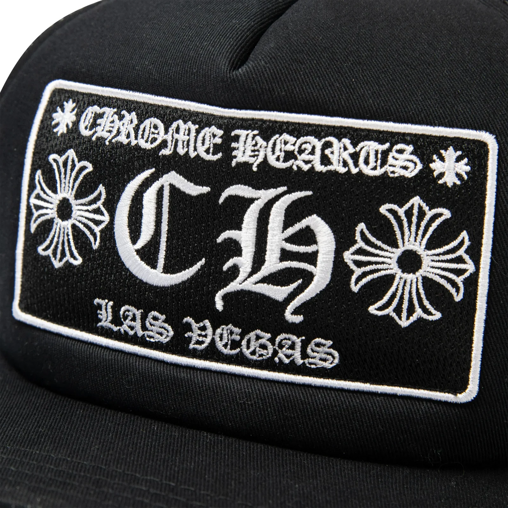 Chrome Hearts CH Hollywood Trucker Hat black/black
