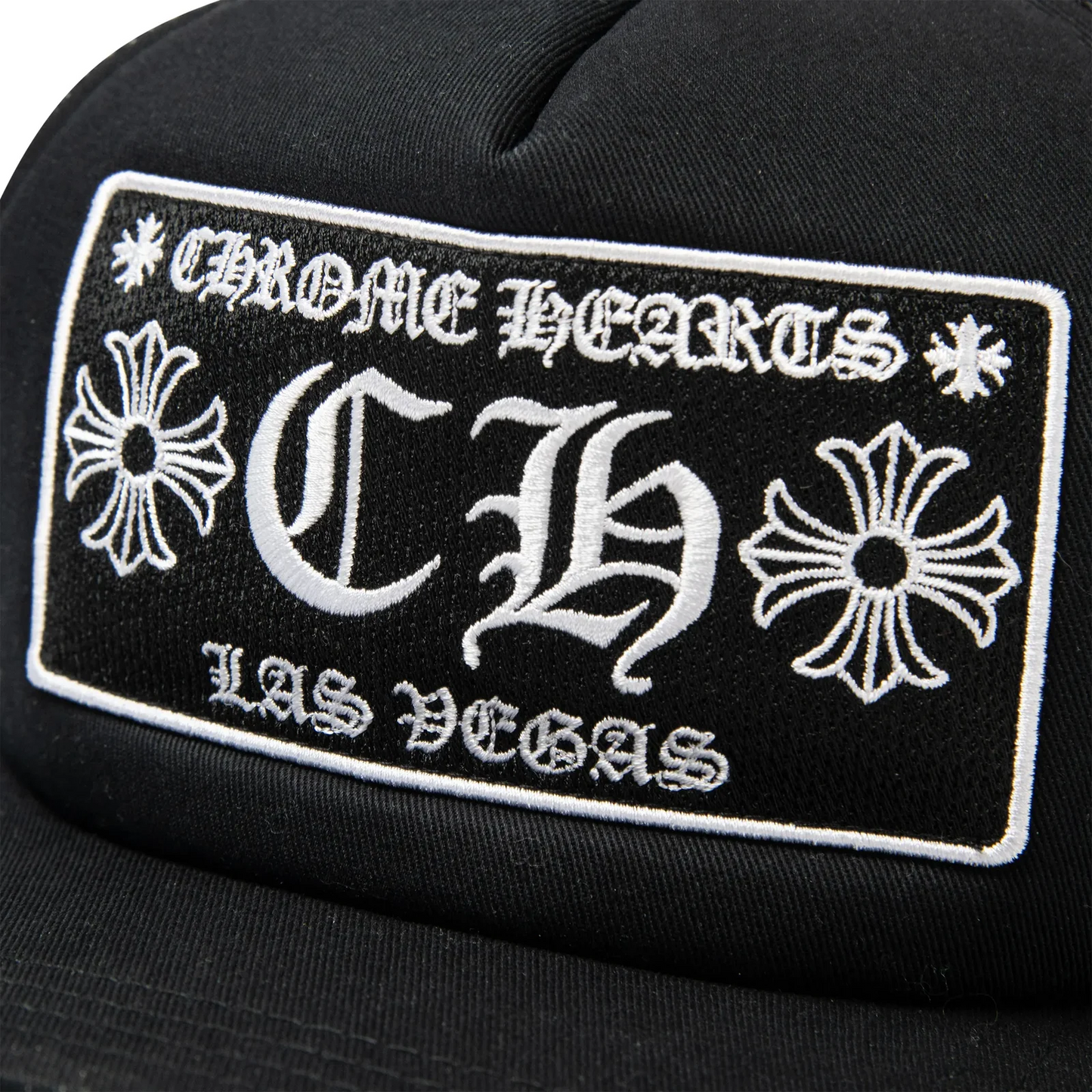 Chrome Hearts CH Hollywood Trucker Hat black/black